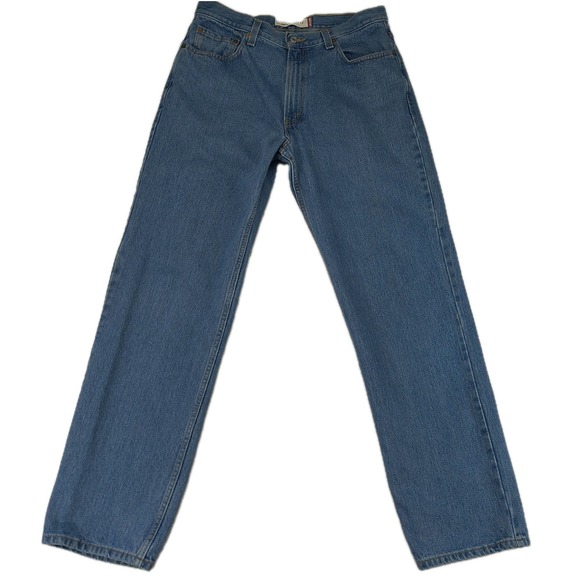 Levi's Other - Levis 550 Relaxed Fit Jeans Mens 36x34 Medium Wash Blue Denim 100% Cotton Mexico